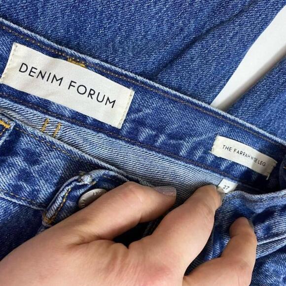 Aritiza Denim Forum - The Farrah Wide Leg - Picture 10 of 16